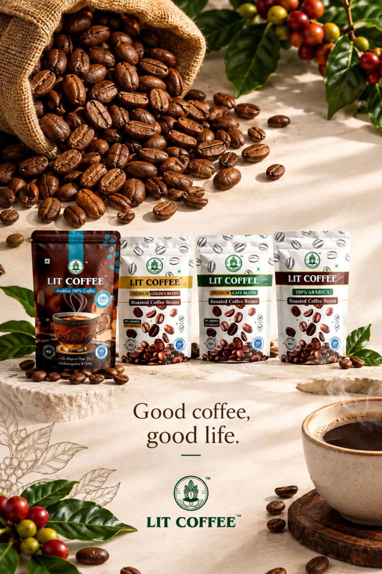 Lit Coffee filter coffee powder, available for online ordering in India
